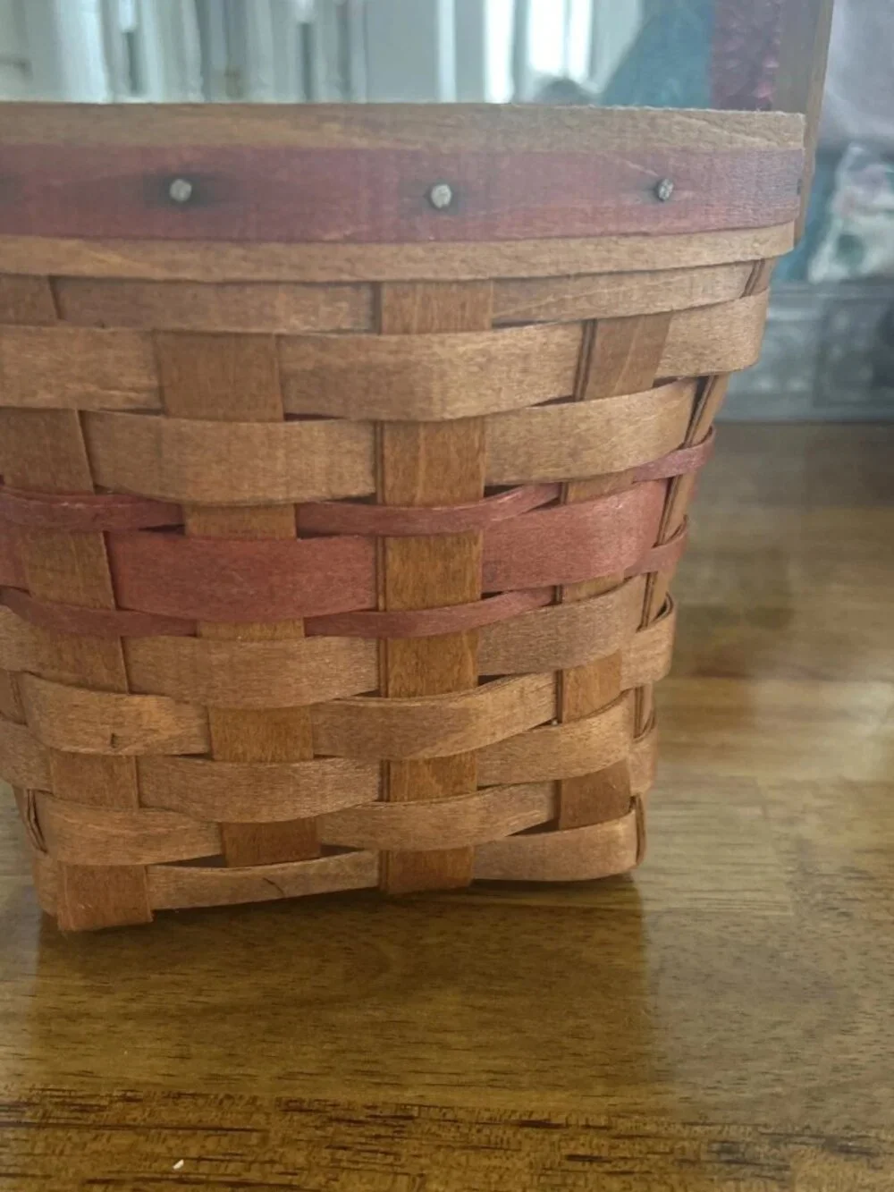 Longaberger Vintage 1988 Christmas Collection Poinsettia Basket